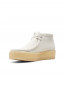 Wallabee cup bt shoe white nubuck 