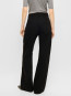 Wide leg jeans garment dyed black 