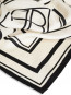 York scarf ivory black 