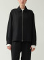 Zip up shirt black 