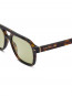 Zurich sunglass edge dark tort green 