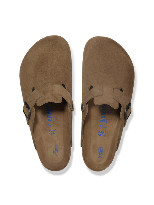 Boston suede sandals dark tea 