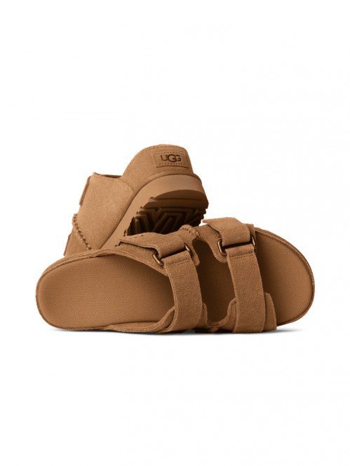 Goldenstar hi slide classic sandals chestnut 