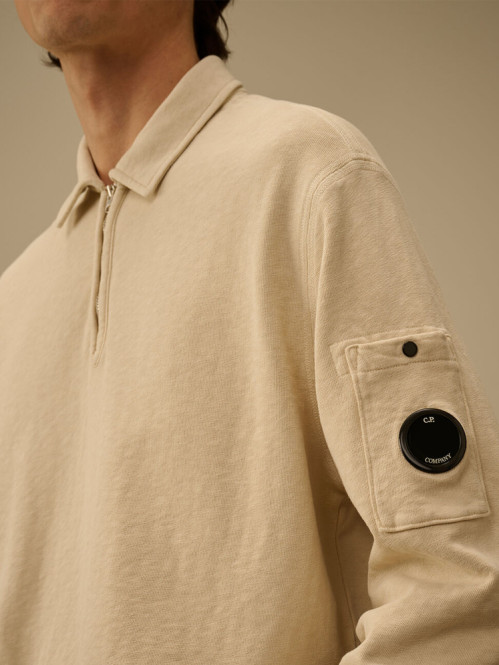 Malfile fleece polo sweatshirts frozen dew 