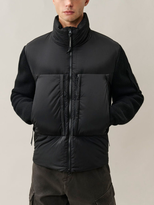 Merino wool jacket black 