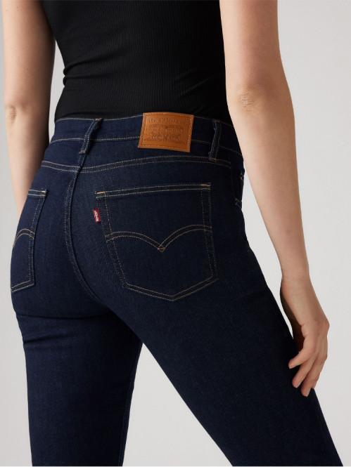 724™ high rise straigth jeans blue wave rinse 