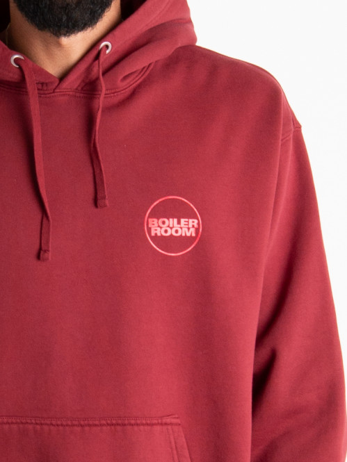 Core boiler room hoodie oxblood 