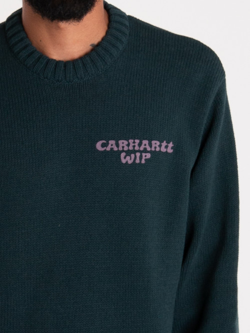 Helix sweater deep lagoon 