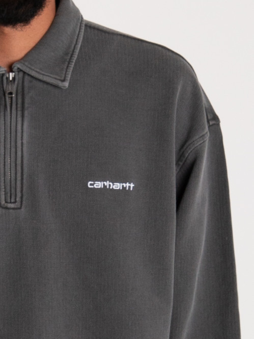 Pique script sweat black 