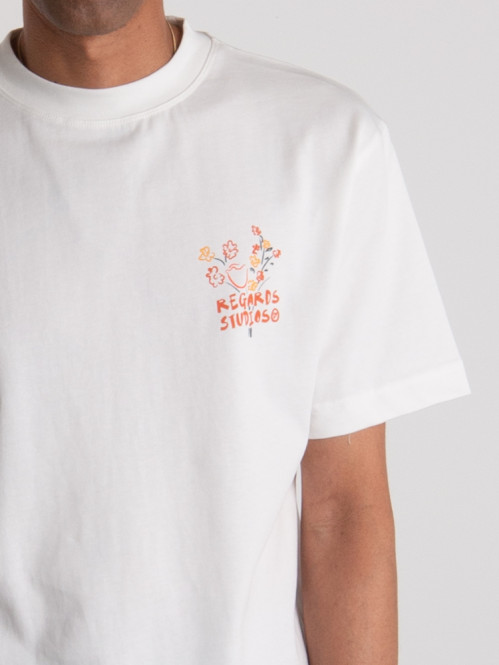 Bloom tee snow 