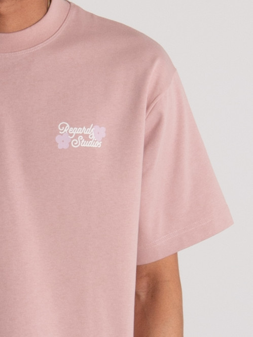 Flower icon 26 tee rose grey L