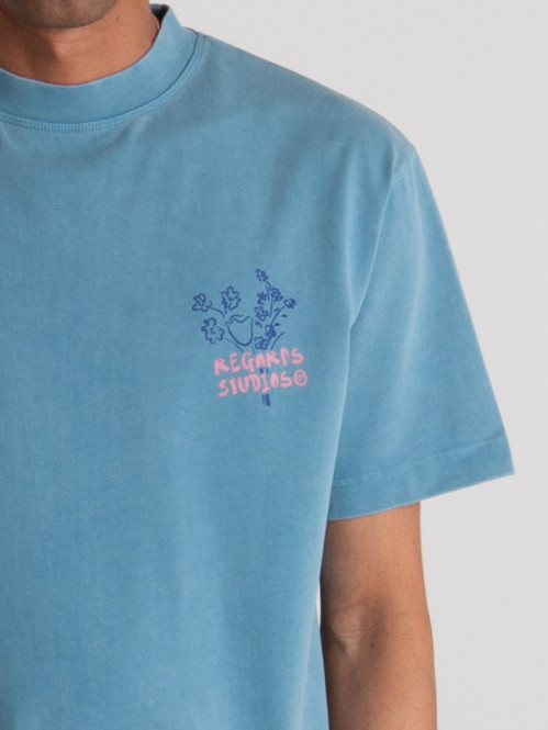 Bloom tee ocean washed 