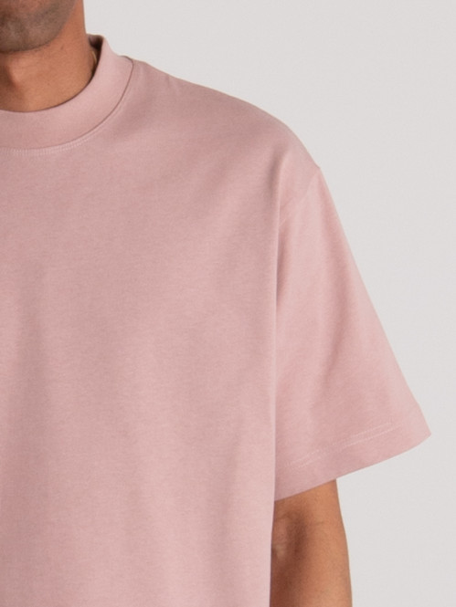 Heavy oversize tee rose grey 