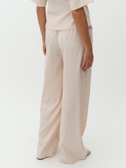 Alita stripe leonella-m pant alita red S