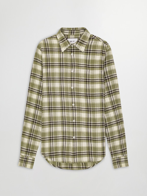 Arne 5166 shirt green check 