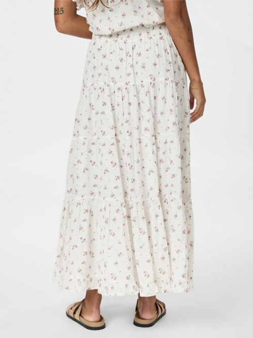 Asta smali blossom skirt creme 