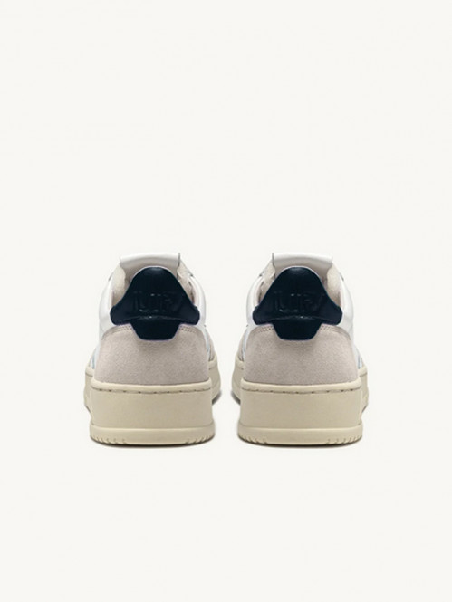 Medalist mens sneaker suede white navy 43