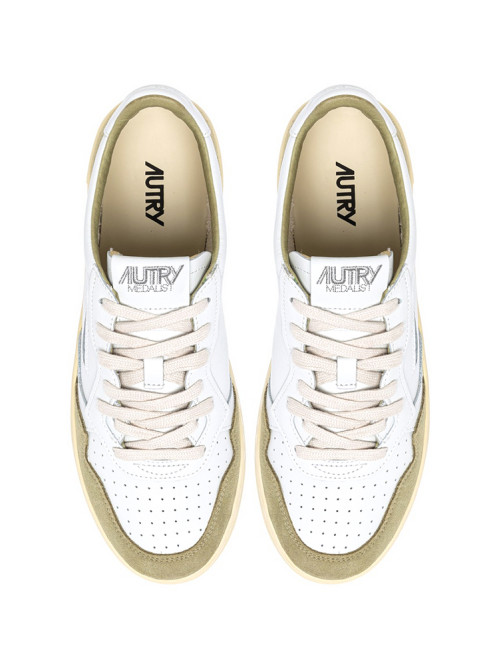 Medalist mens sneaker suede grey green 