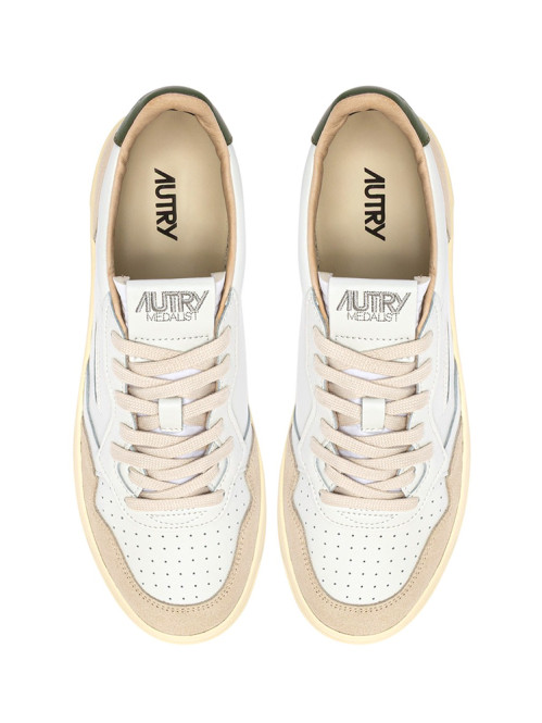 Medalist mens sneaker suede bronze green 