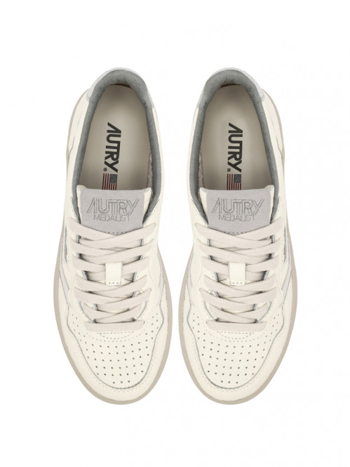 Medalist low wmns sneaker white silver 