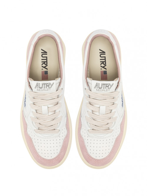 Medalist wmns sneaker suede white powder 