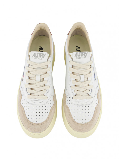 Medalist wmns sneaker suede white coco 