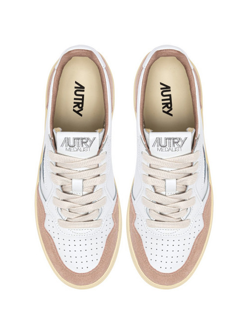 Medalist wmns sneaker suede white rose 