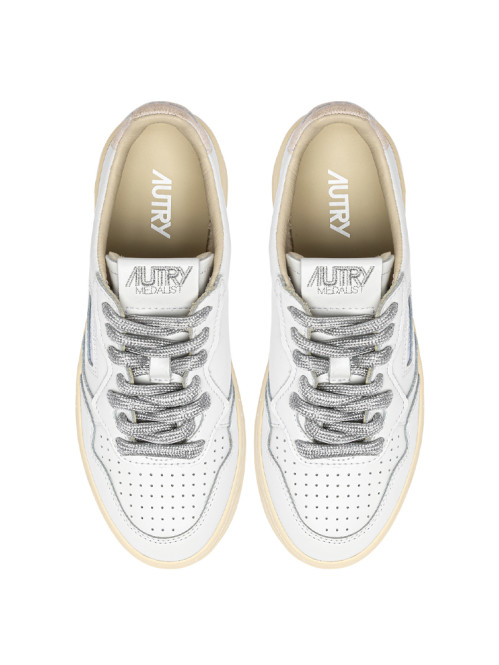 Medalist wmns sneaker swoll wht silver 