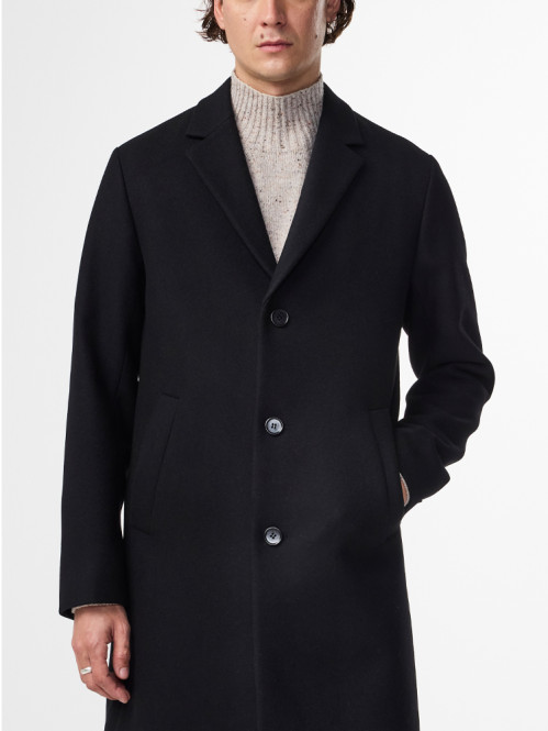 Austin wool coat black 