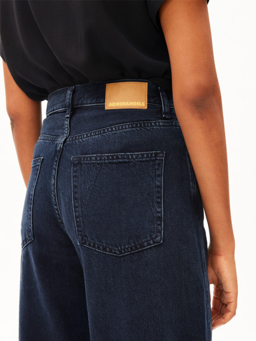 Baarly high waist barrel jeans fluid ink 
