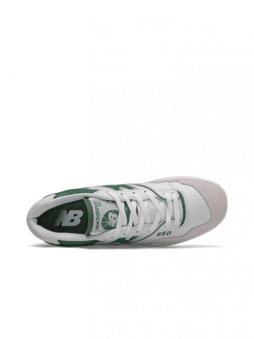 BB550WT1 sneaker white green 
