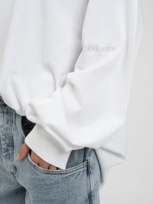 BP long tee white white S
