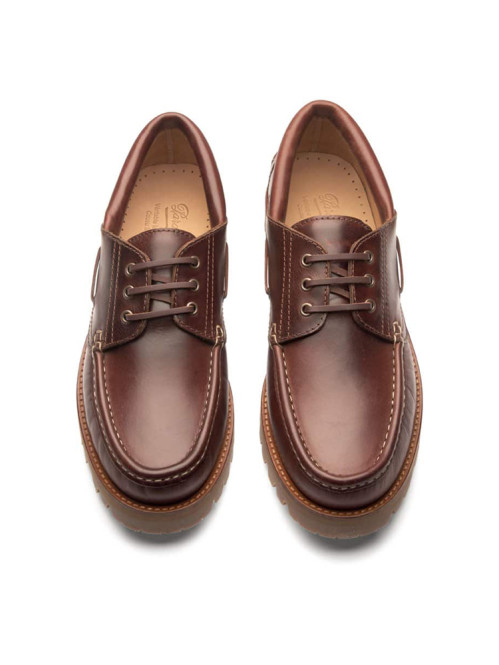 Briac jannu mokassin marron lisse america 