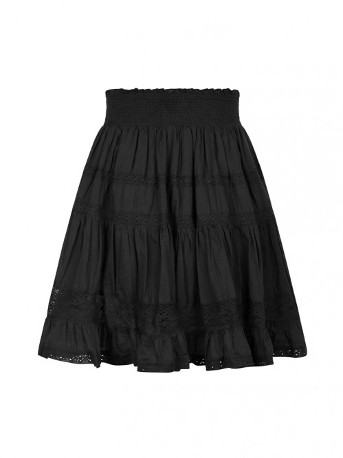 Callia s voile skirt black 