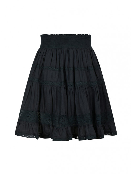 Callia s voile skirt navy 