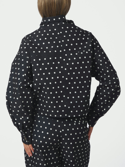 Callisa dot jacket black 