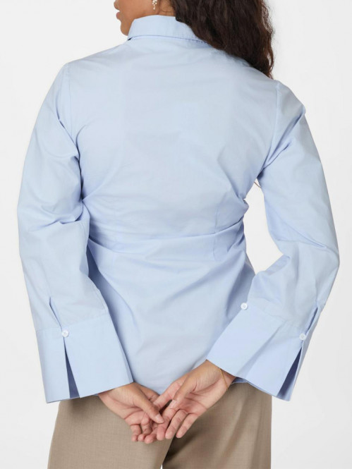 Caroli poplin shirt lt blue 