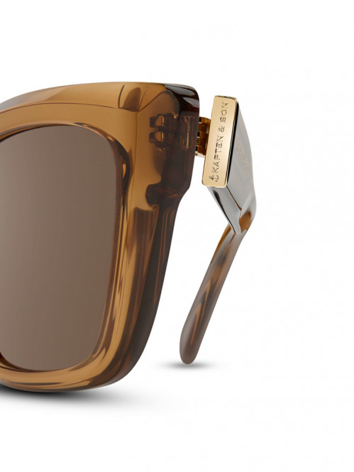 Cassis sunglass transparent caramel brown 