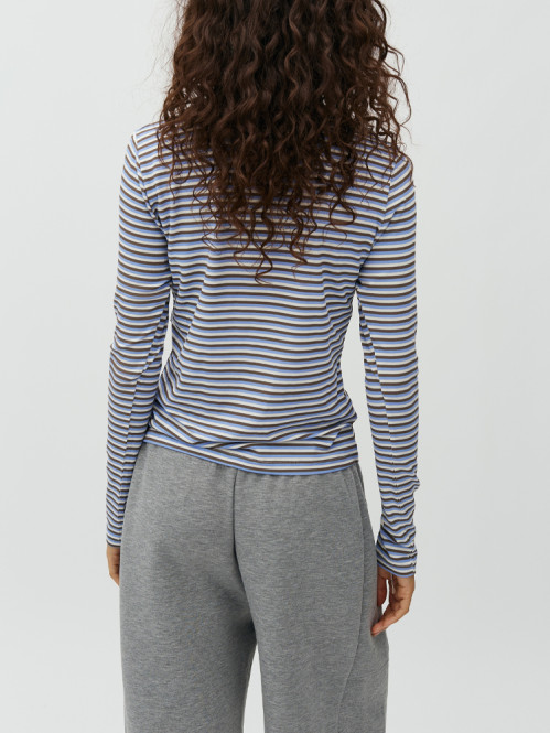 Christina-m gg stripe ls multi falcon blue 