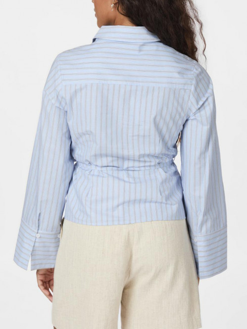 Clarida stripe shirt light blue 