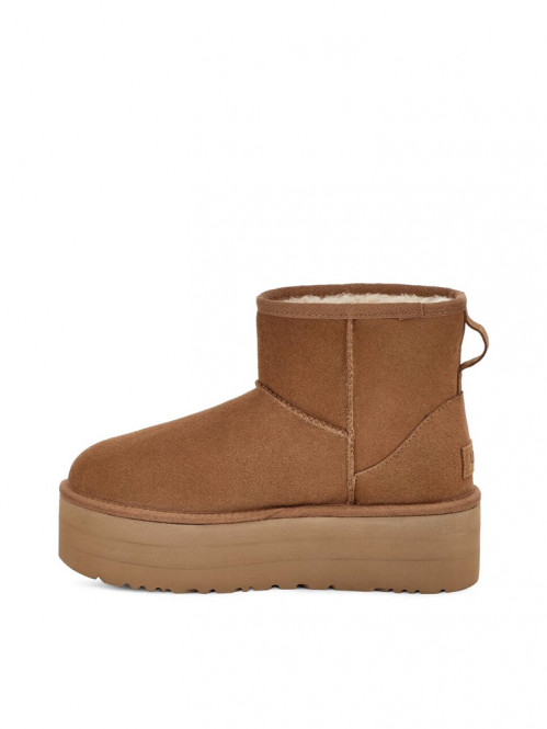 Classic mini platform boot chestnut 8