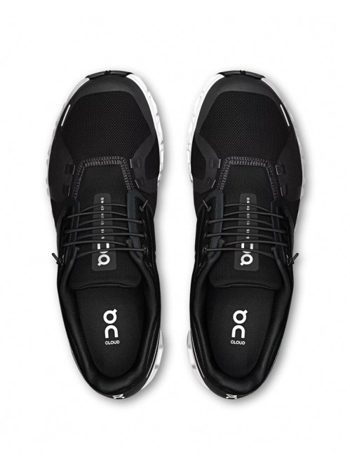 Cloud 6 wide men sneaker black white 