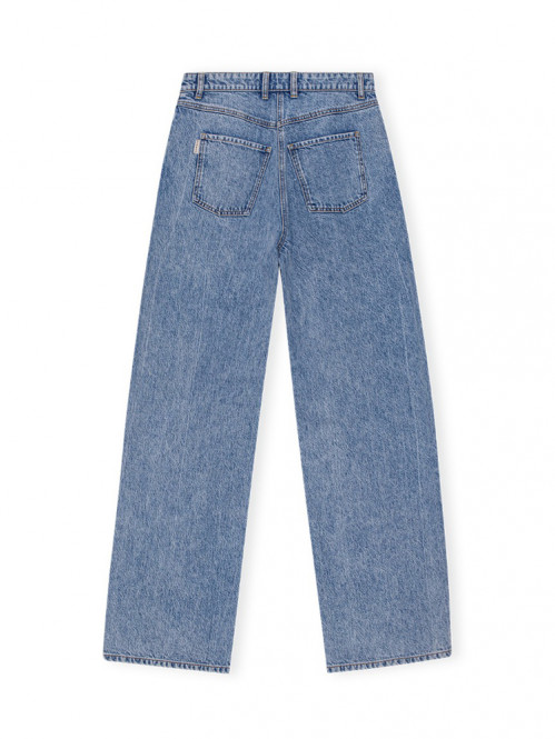 Cocoon denim pants faded denim 25