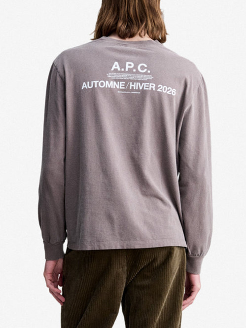Longsleeve apc printemps cad hazelnut 
