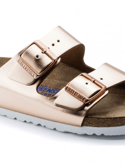 Arizona sandals metallic copper 