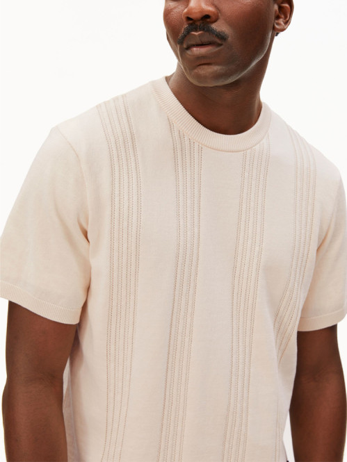 Cotton knit t-shirt pure 