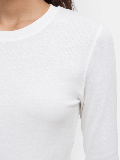 Crewneck longsleeve ivory S