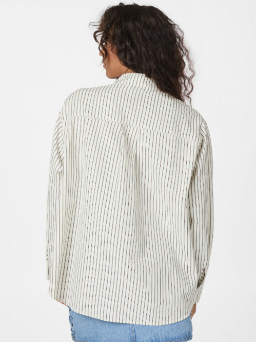 Dalma crepe stone shirt brown 