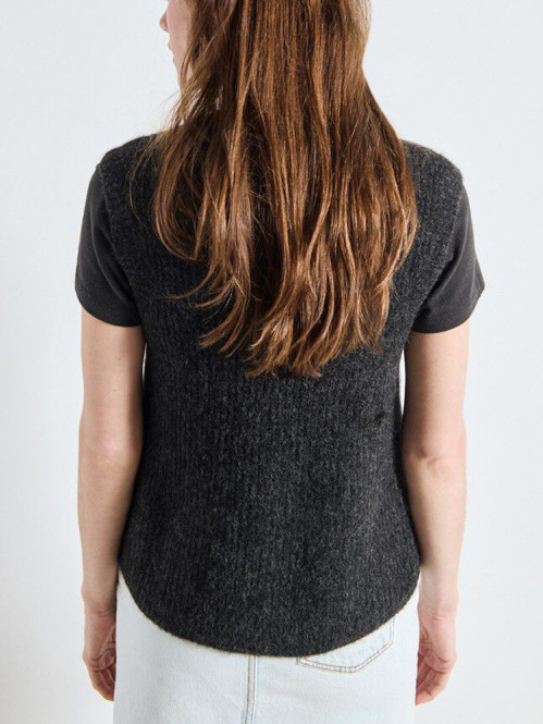 East 19mc cardigan anthracite chine 