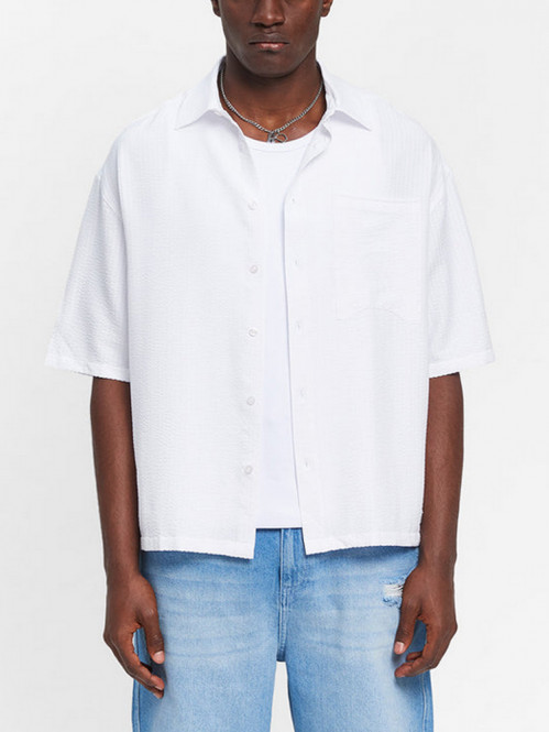 Eclux button shirt white 